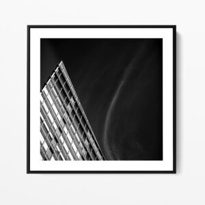 Shard in the sky serie Ma Defense framed print Photo Sebastien Desnoulez Photographe auteur